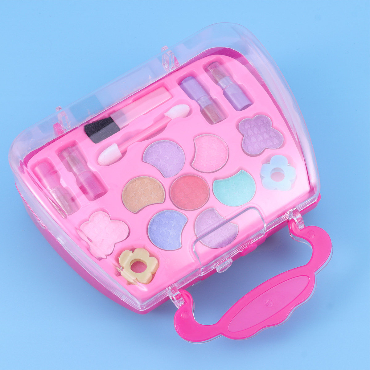 Beauty Makeup Vanity Set - Make-upkoffer voor kinderen, aardbeivorm, meisjes, speelgoed,