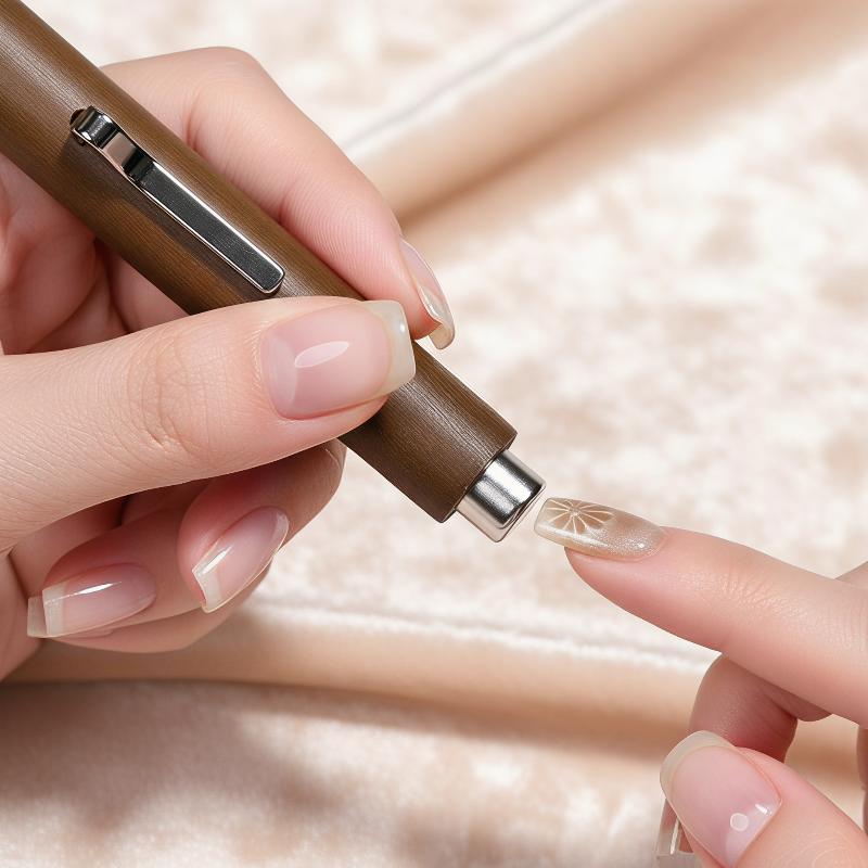 Contour Palette Stick - 3-in-1 Cat Eye Nagelmagneet met houten